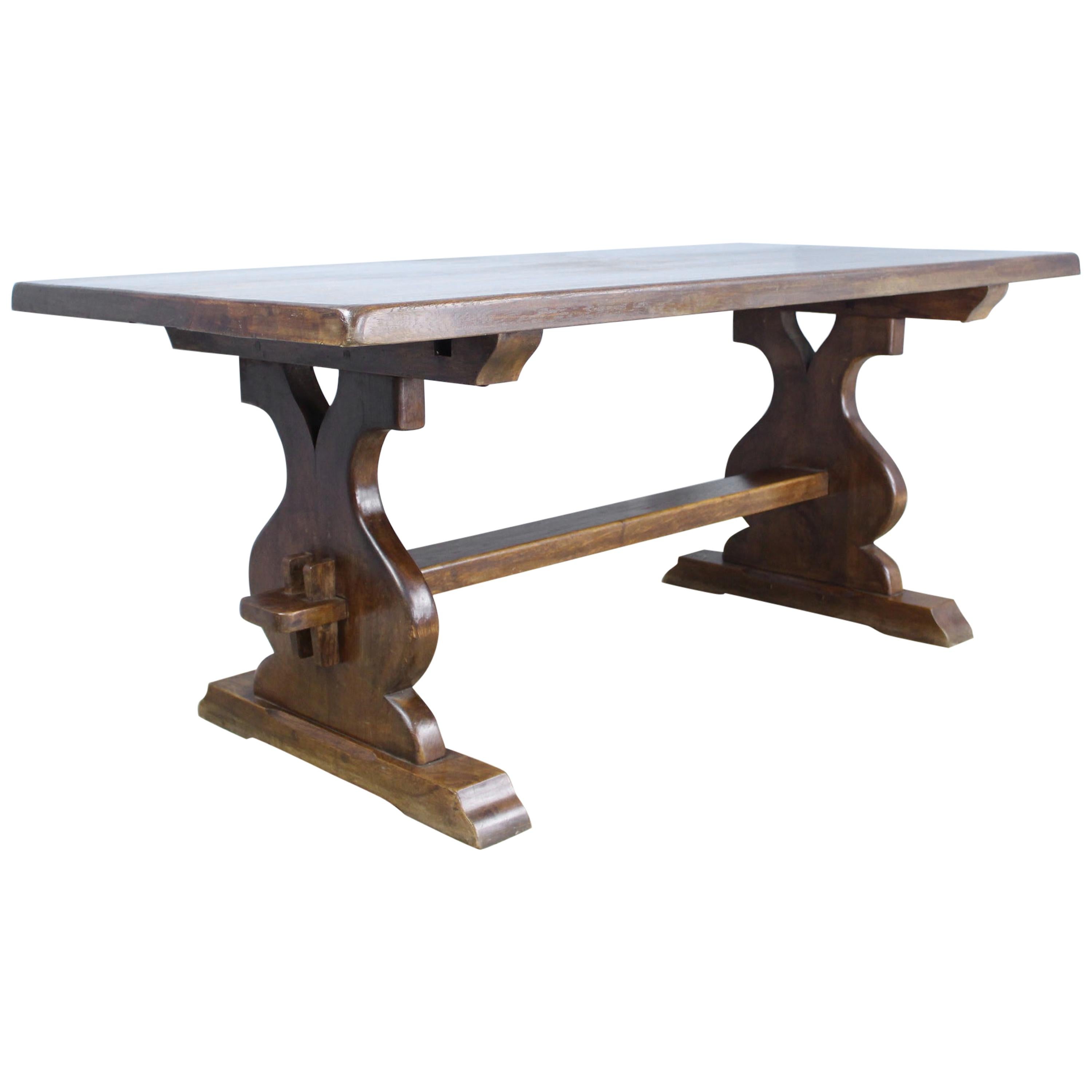 Antique French Fruitwood Refectory Table