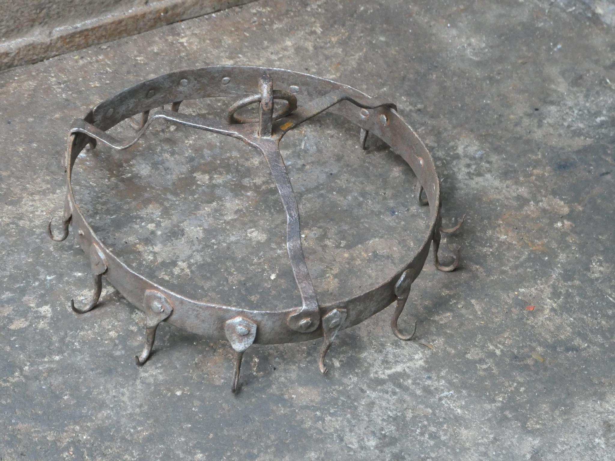 Wrought Iron Antique French Game Rack, 17th - 18th Century