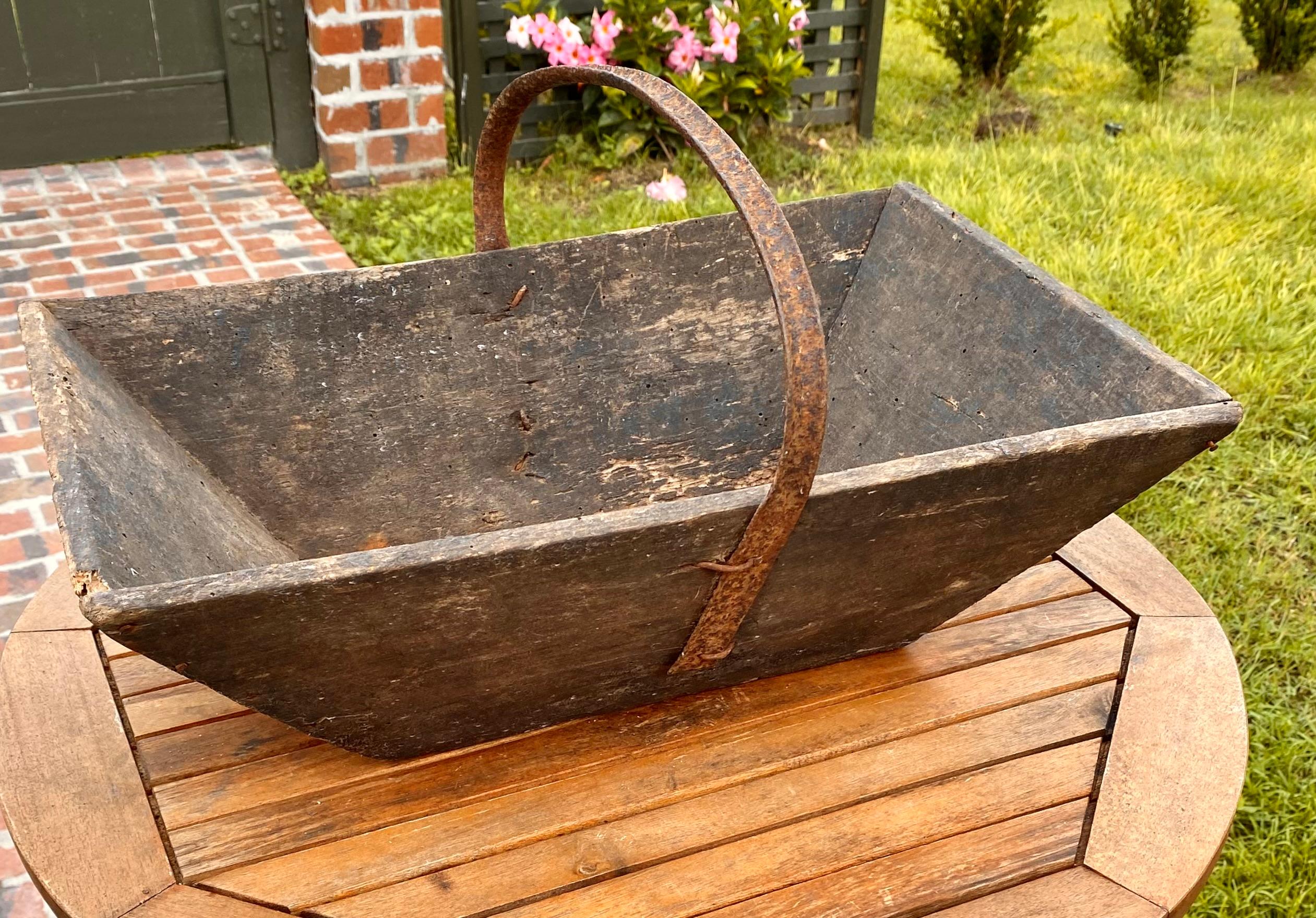 Rustic Antique French Garden Panier
