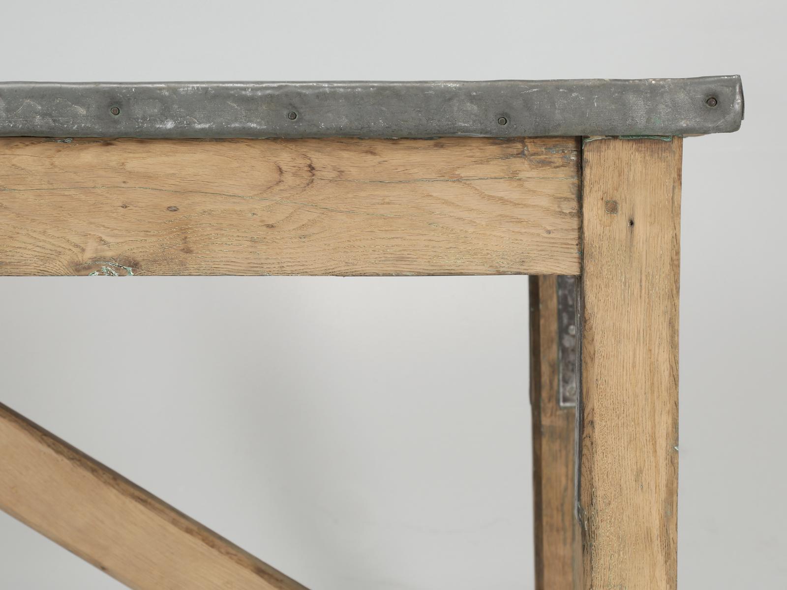 Antique French Garden Potting Table or Craft Table from Toulouse Found in a Barn 5