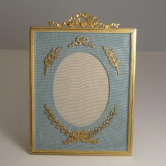 Antique French Gilded Bronze Picture Frame - Paste Stones c.1900