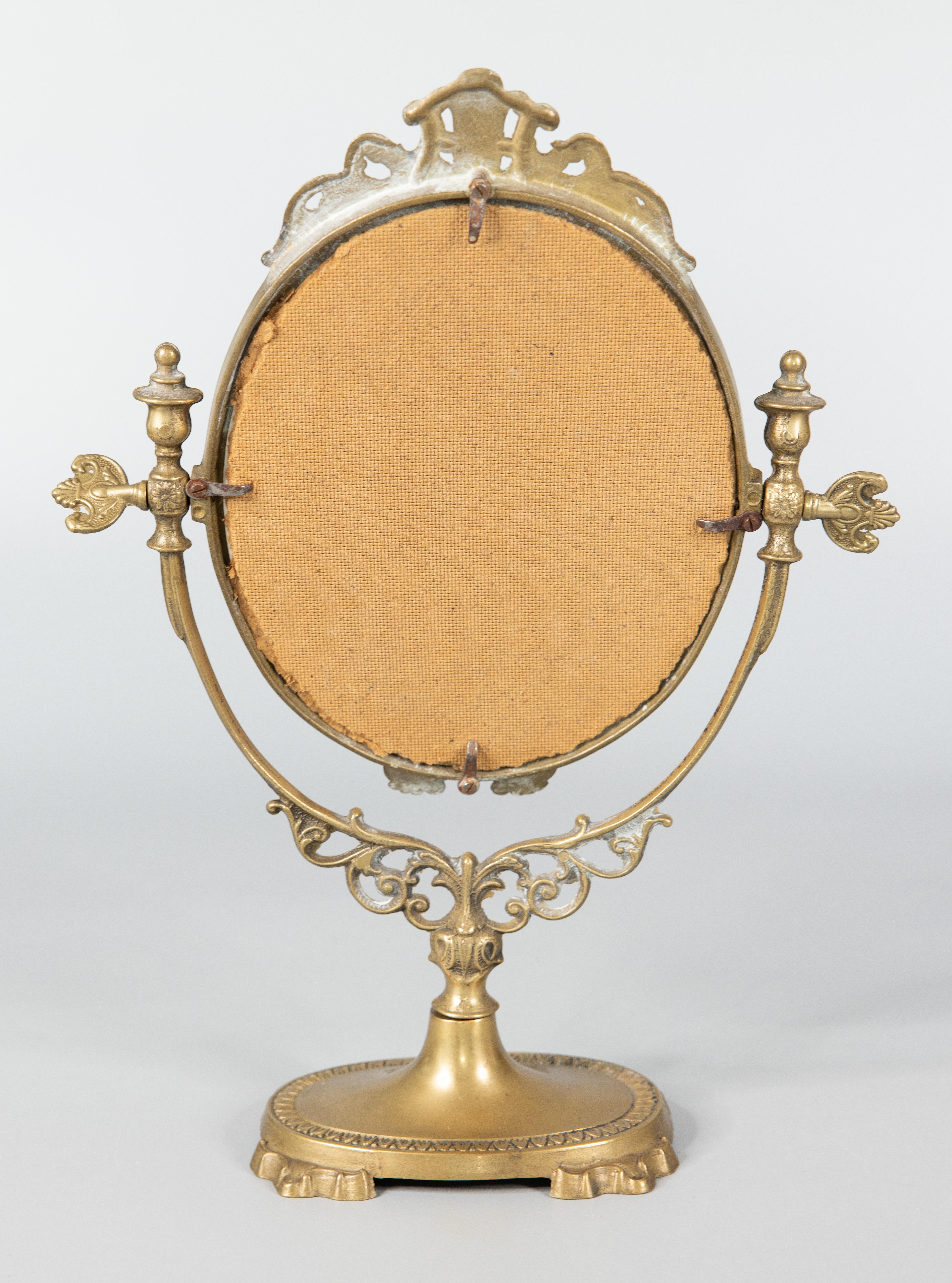 antique tabletop mirror