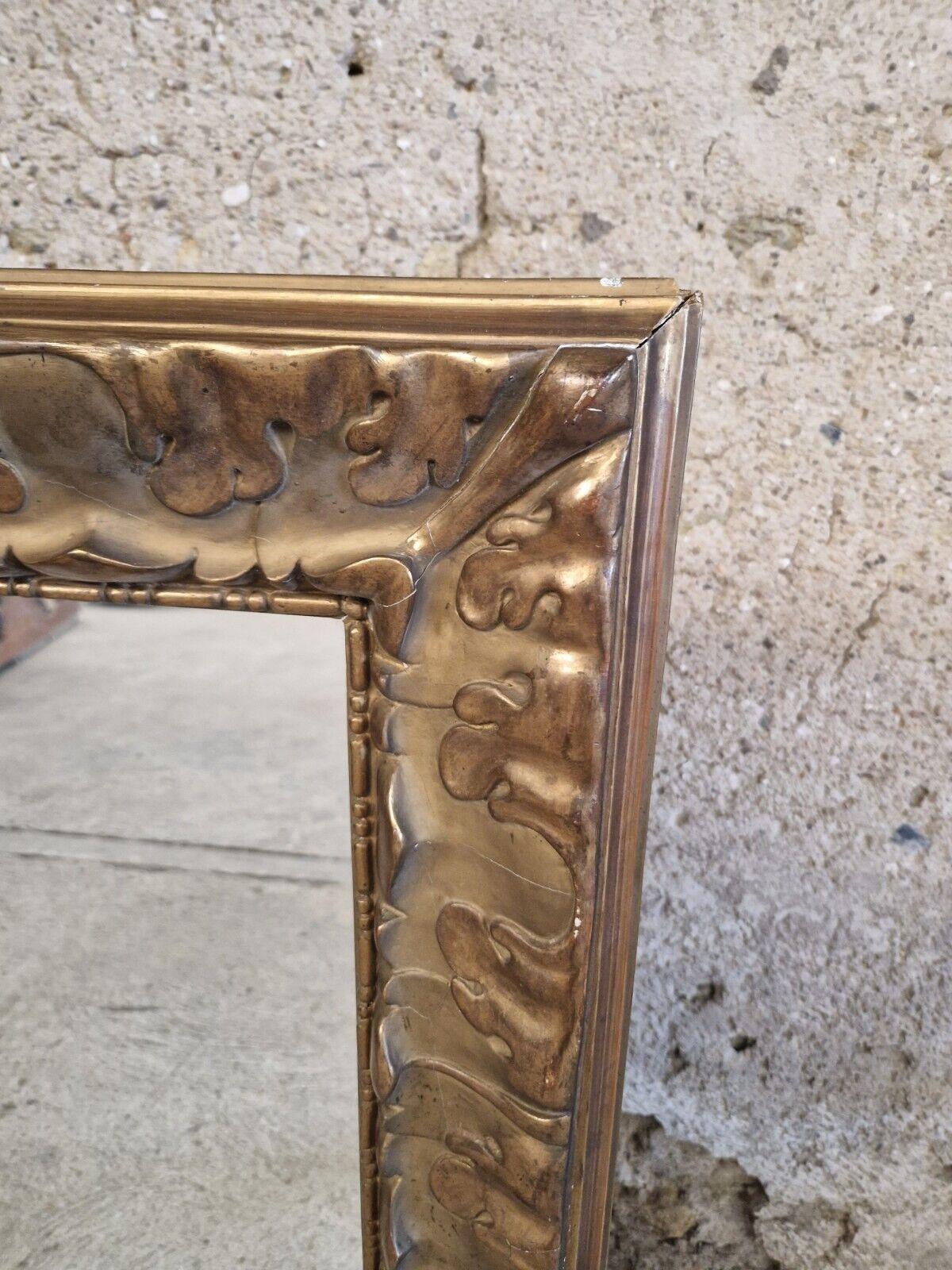 Antique French Gilded Frame Mirror  For Sale 6