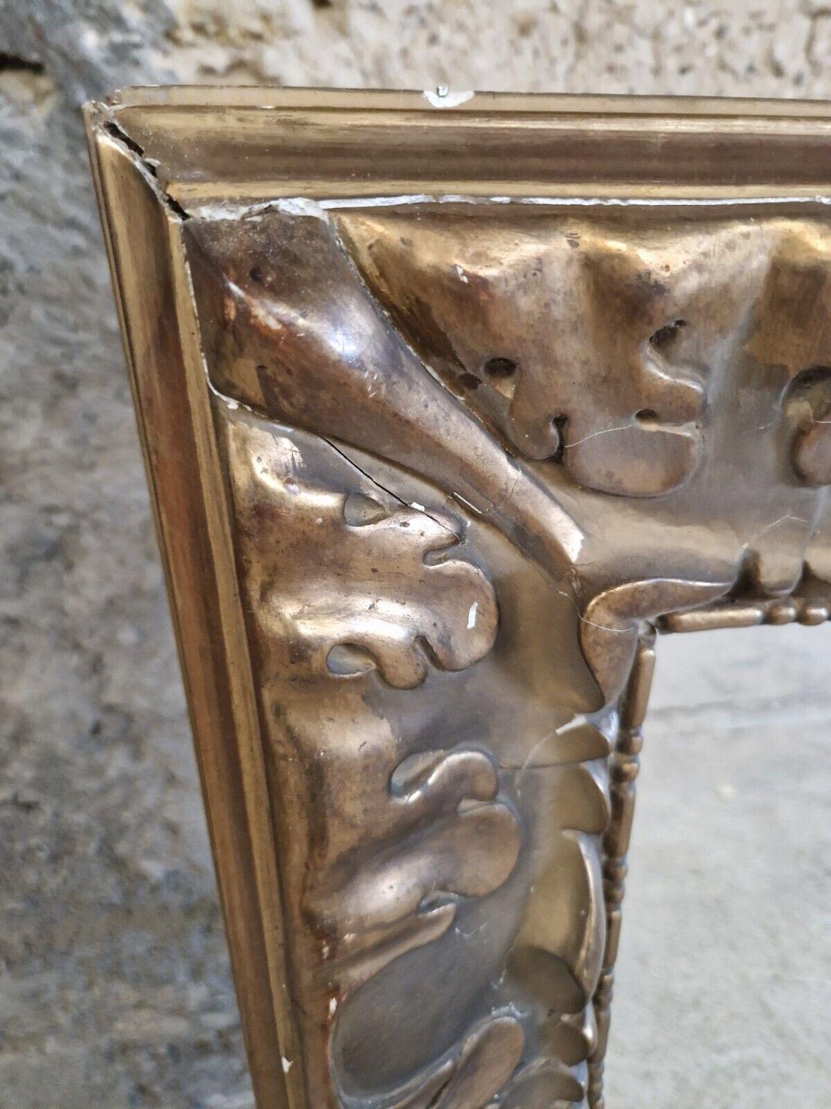 Edwardian Antique French Gilded Frame Mirror  For Sale