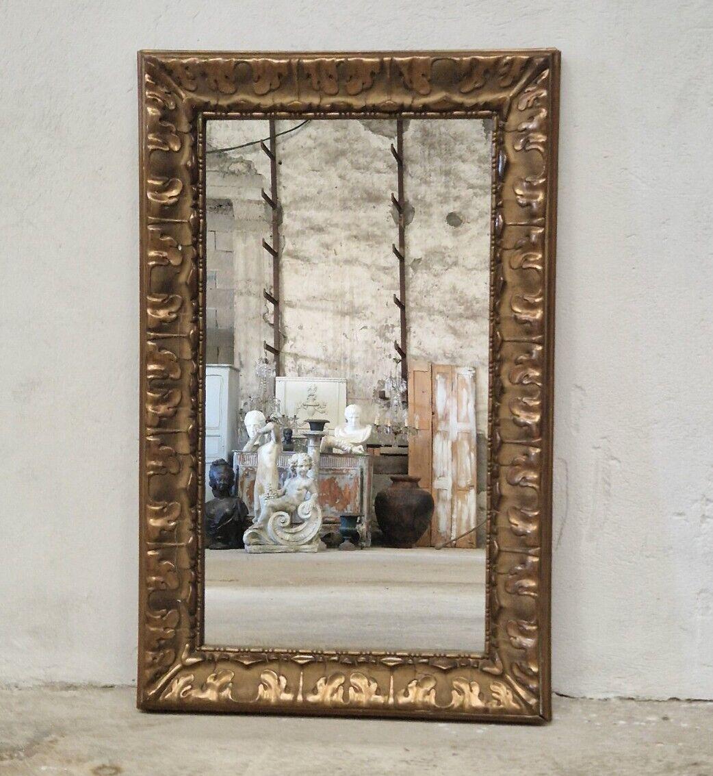 Antique French Gilded Frame Mirror  In Good Condition For Sale In Buxton, GB