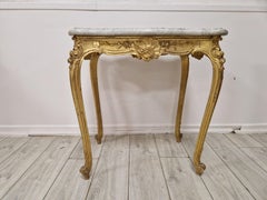 Antique French Gilded Table 19th Century