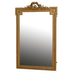 Antique French Specchio da parete dorato H164cm