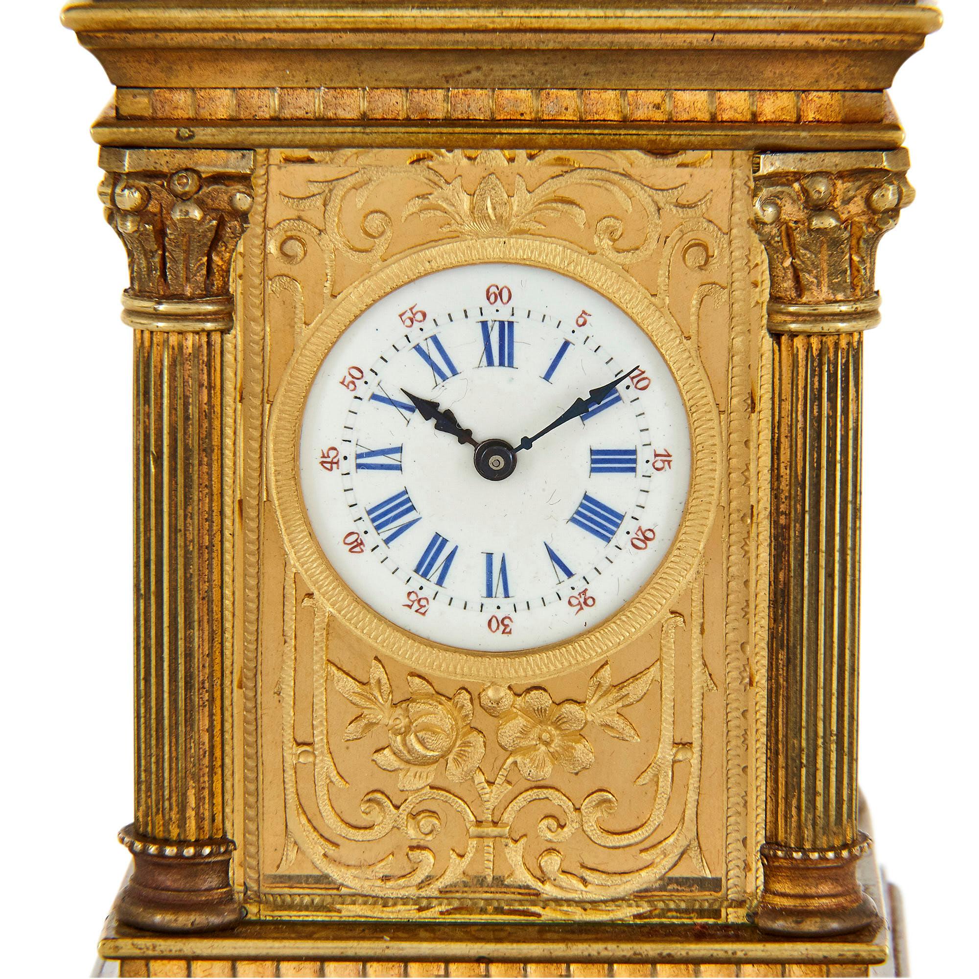 miniature carriage clocks for sale