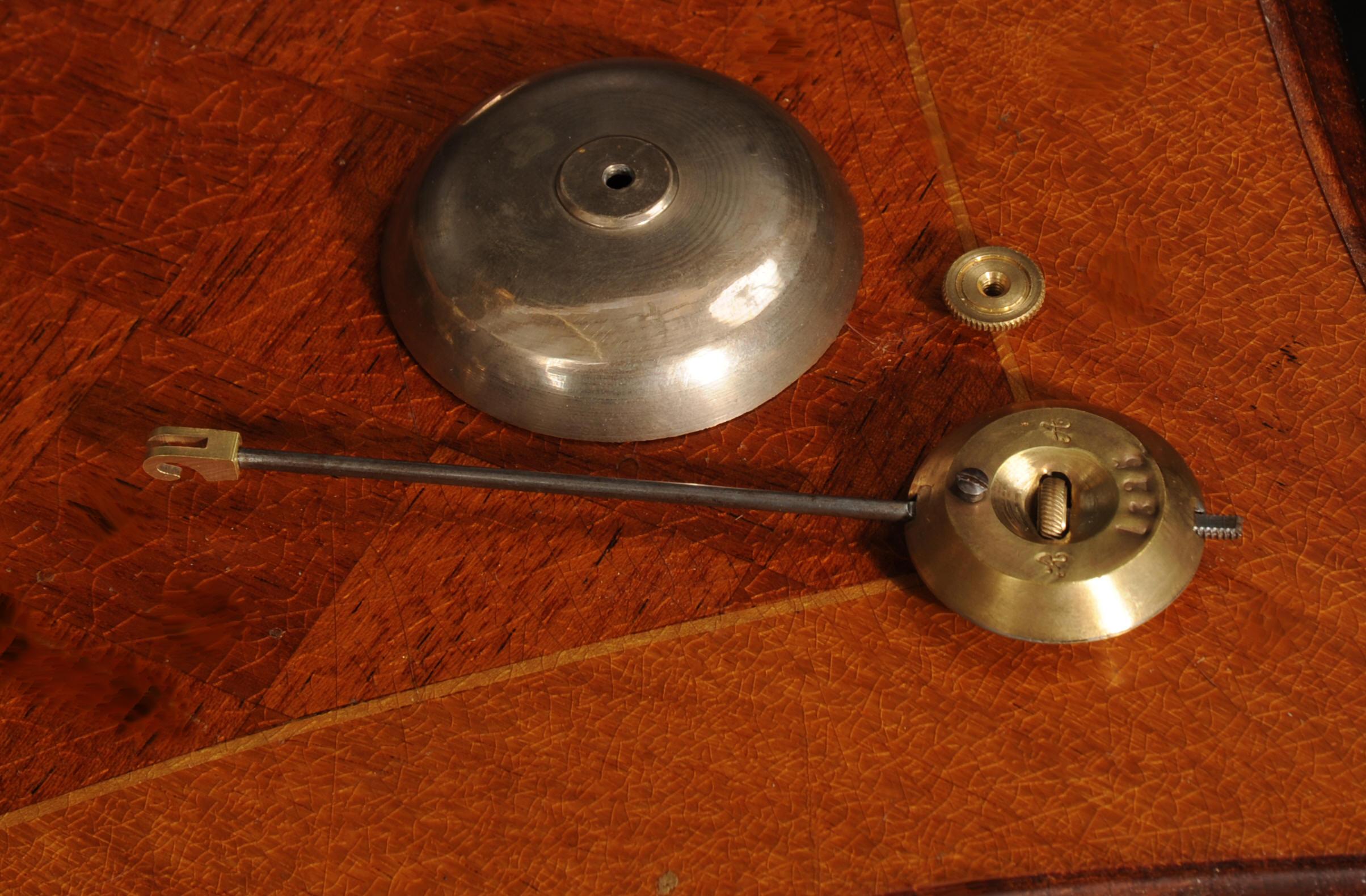 Antique French Gilt Bronze and Sevres Porcelain Clock - Fully Working For Sale 11