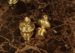 Antique French Gilt Bronze Baroque Clock Set