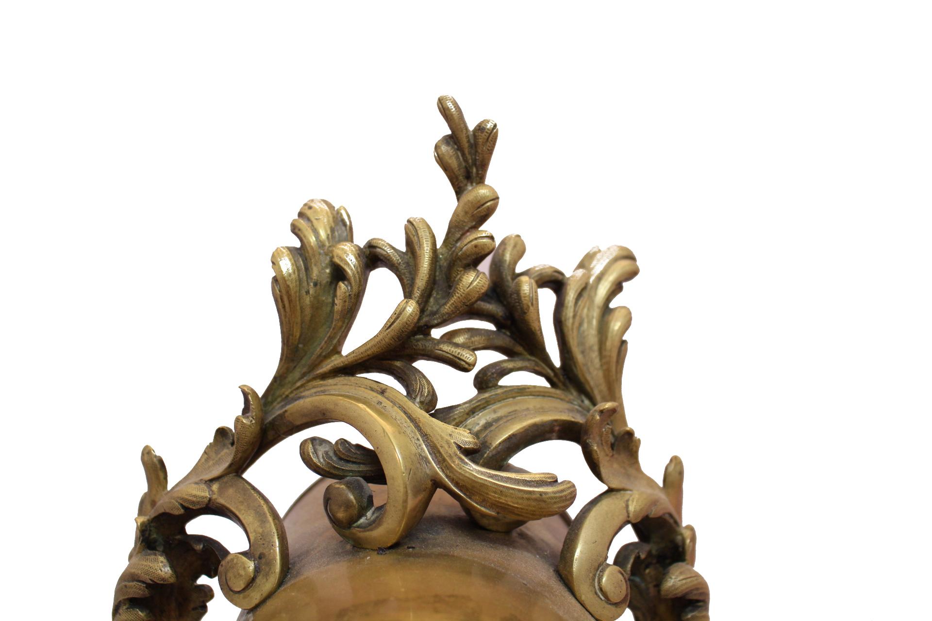 Doré Pendule ancienne française en bronze doré Cherubs Putti Maison H. Riondet Napoleon III