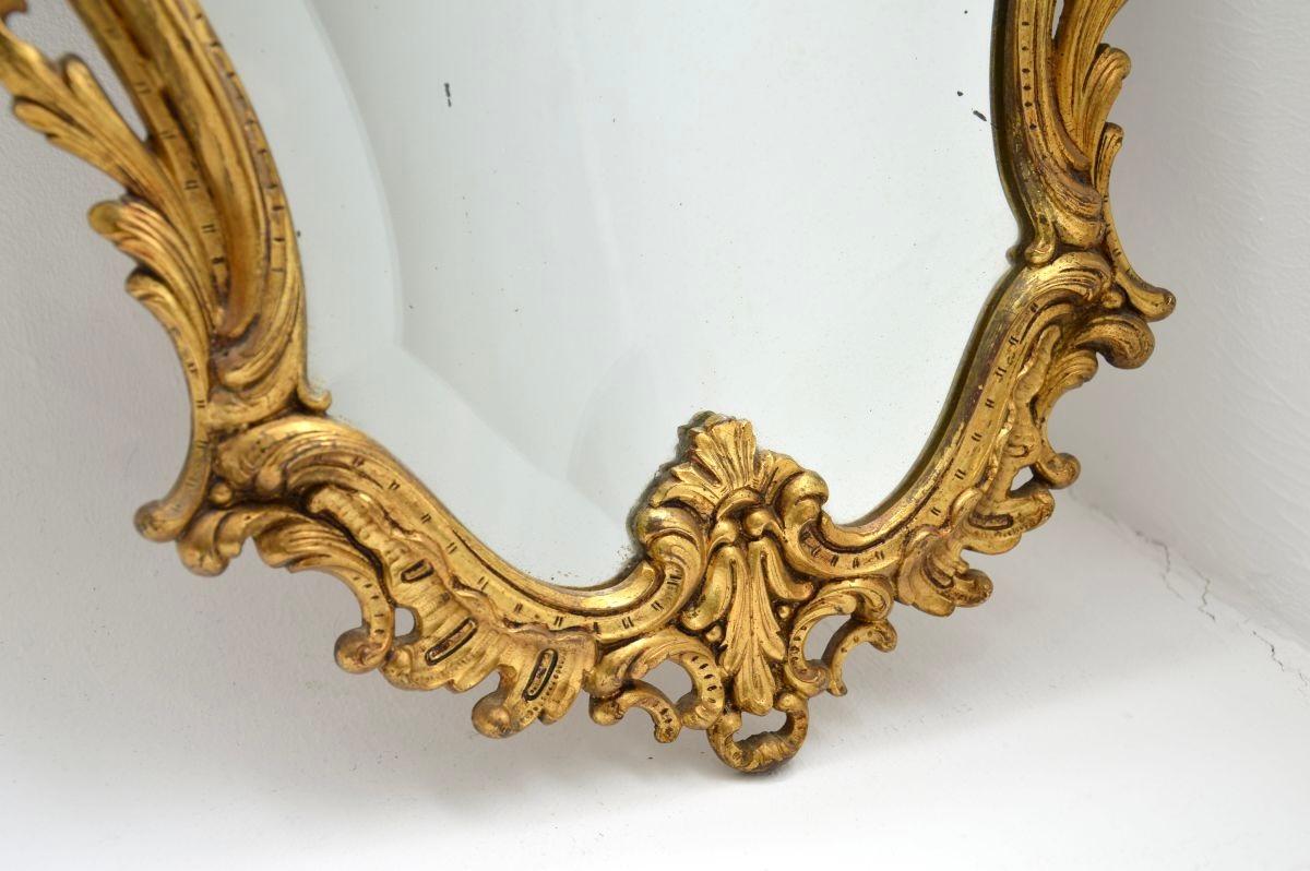 Antique French Gilt Bronze Mirror In Good Condition For Sale In London, GB
