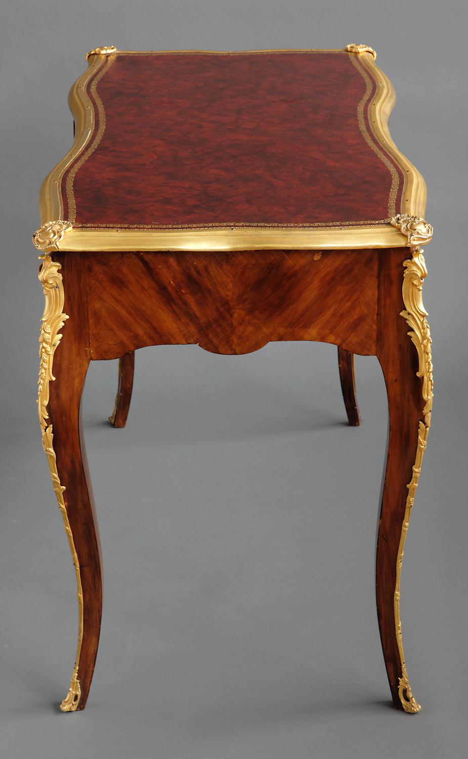 Antique French Gilt Bronze-Mounted table / Desk In Good Condition For Sale In Los Angeles, CA