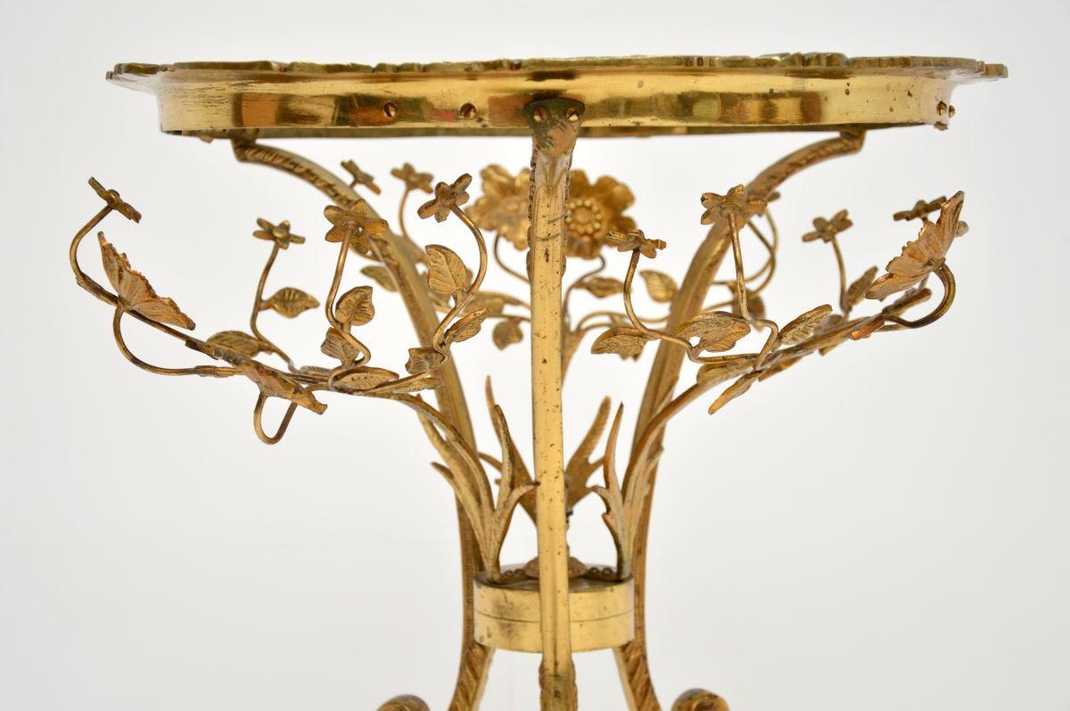Bronze Table d'appoint en bronze doré Antique French en vente