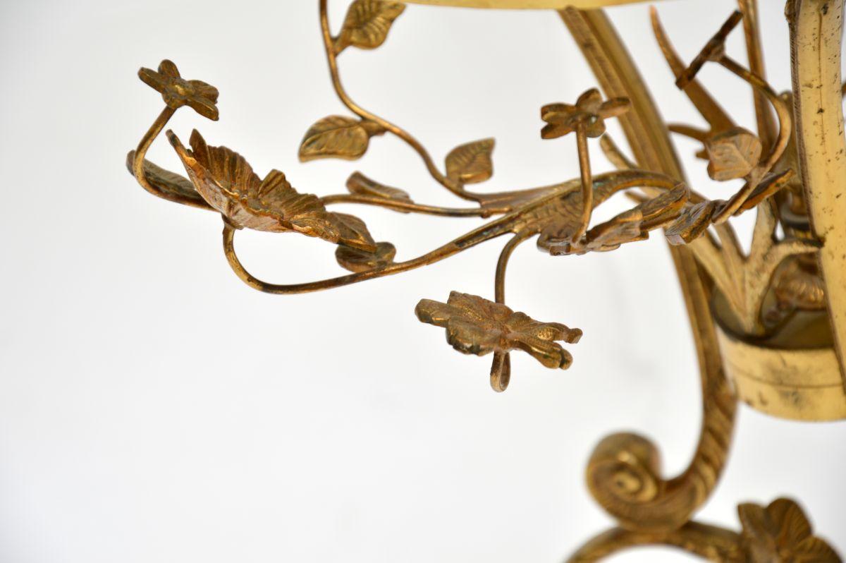 Table d'appoint en bronze doré Antique French en vente 1