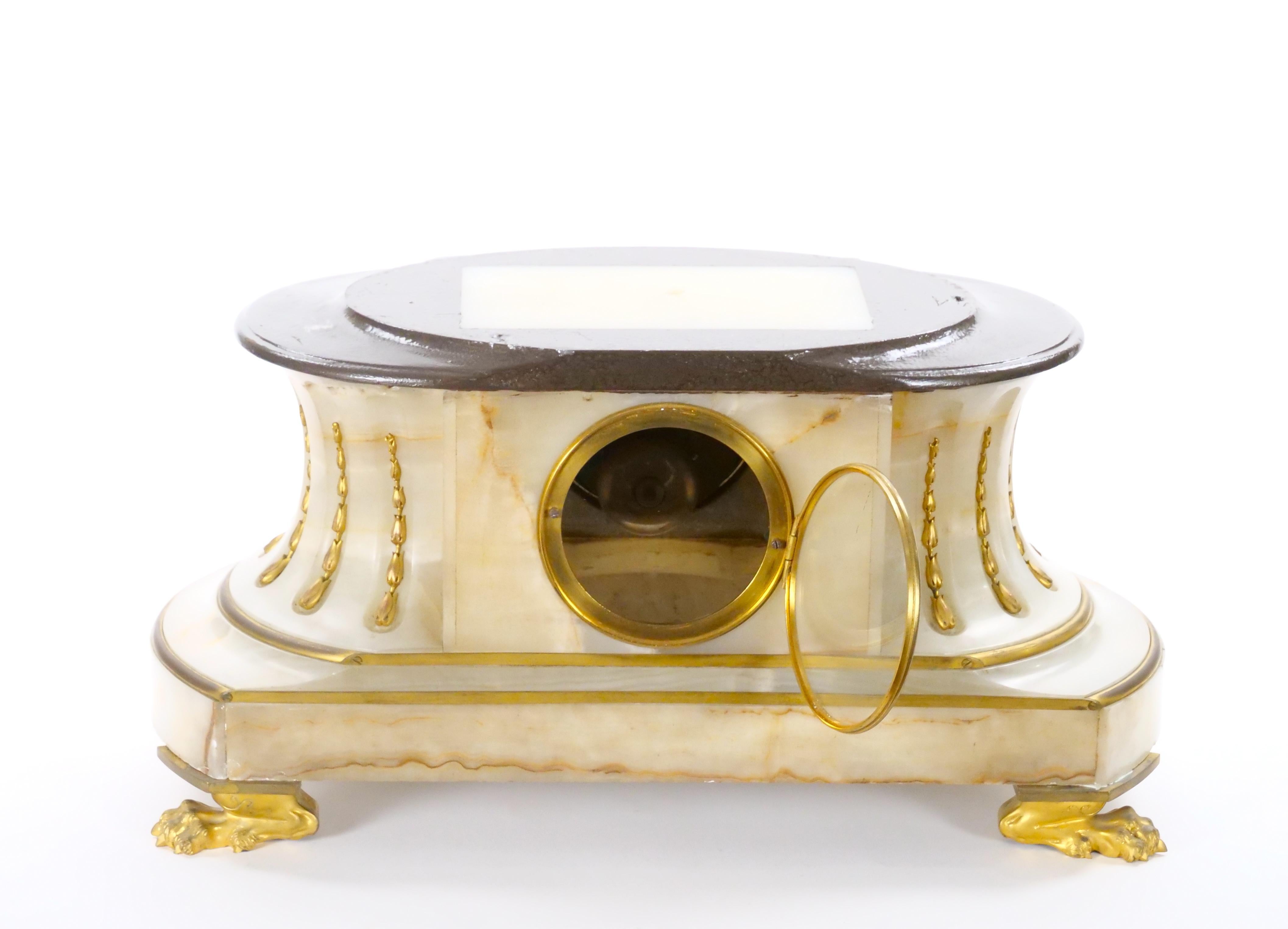 Antique French Ormolu-Bronze mit Onyx-Figur, CIRCA 1815 im Angebot 10