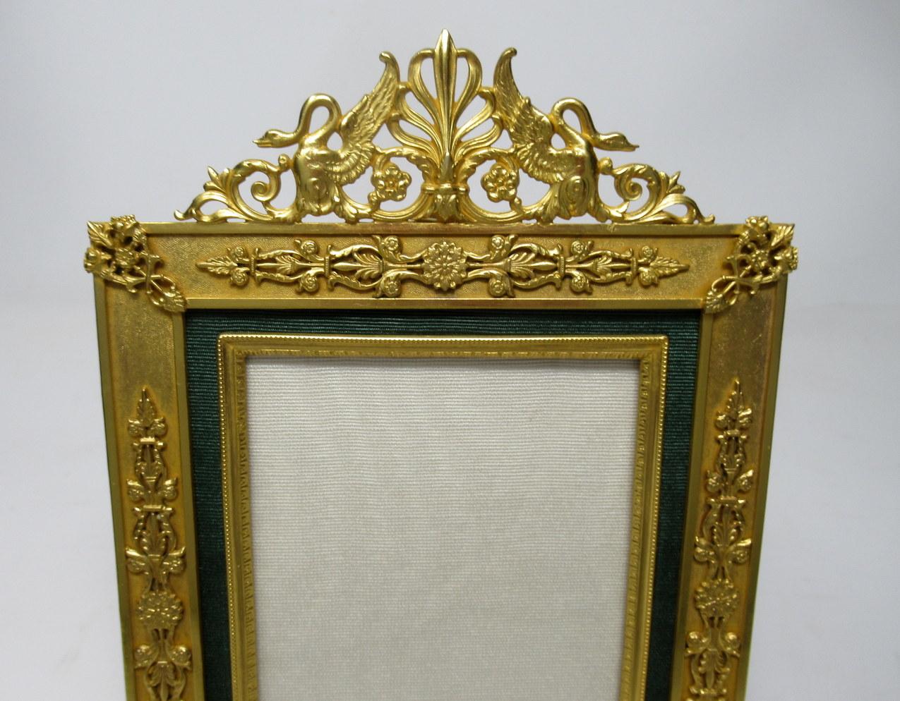 Antique French Gilt Bronze Ormolu Portrait Photo Picture Frame, 19th Century 2