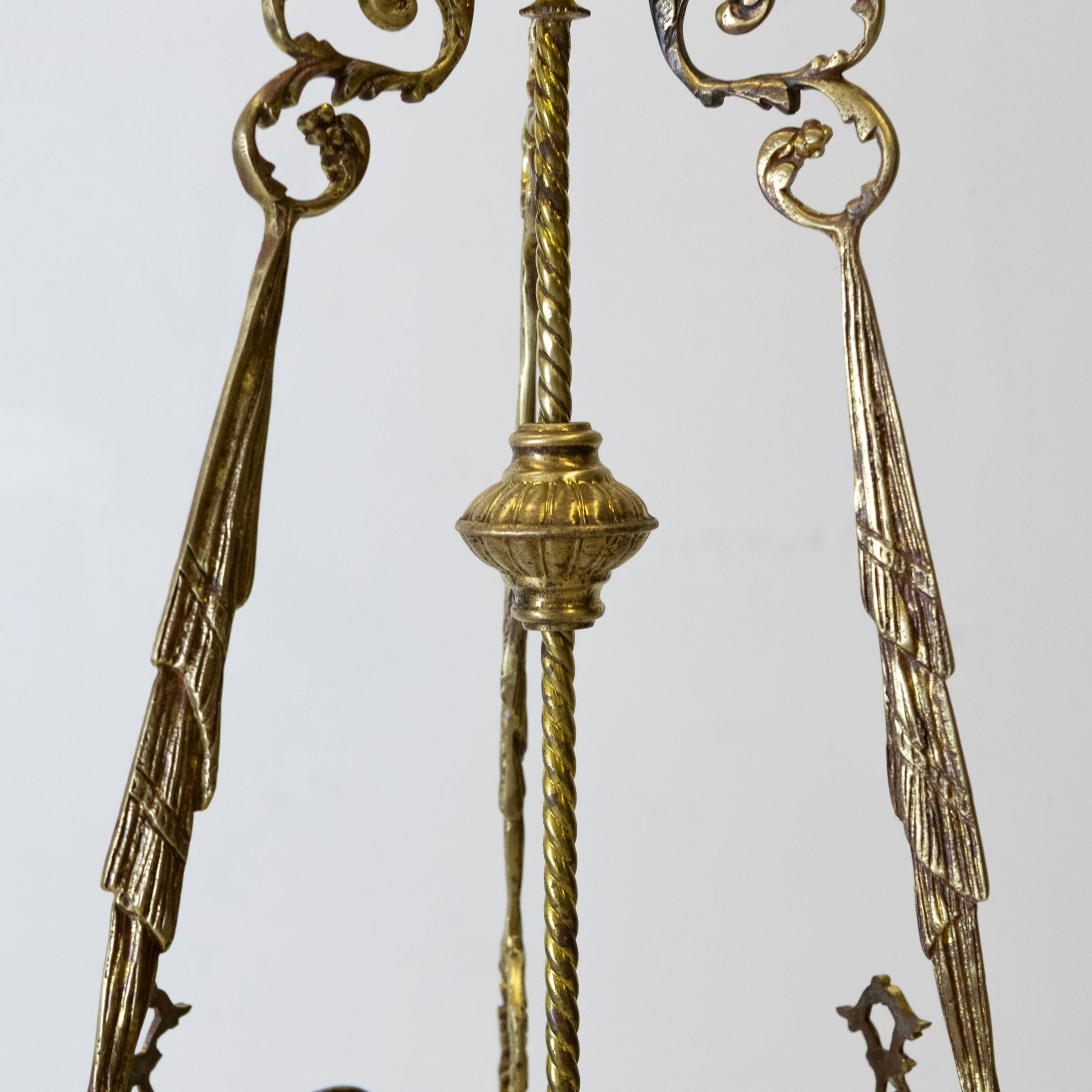 XIXe siècle Suspension en bronze doré Antique French en vente