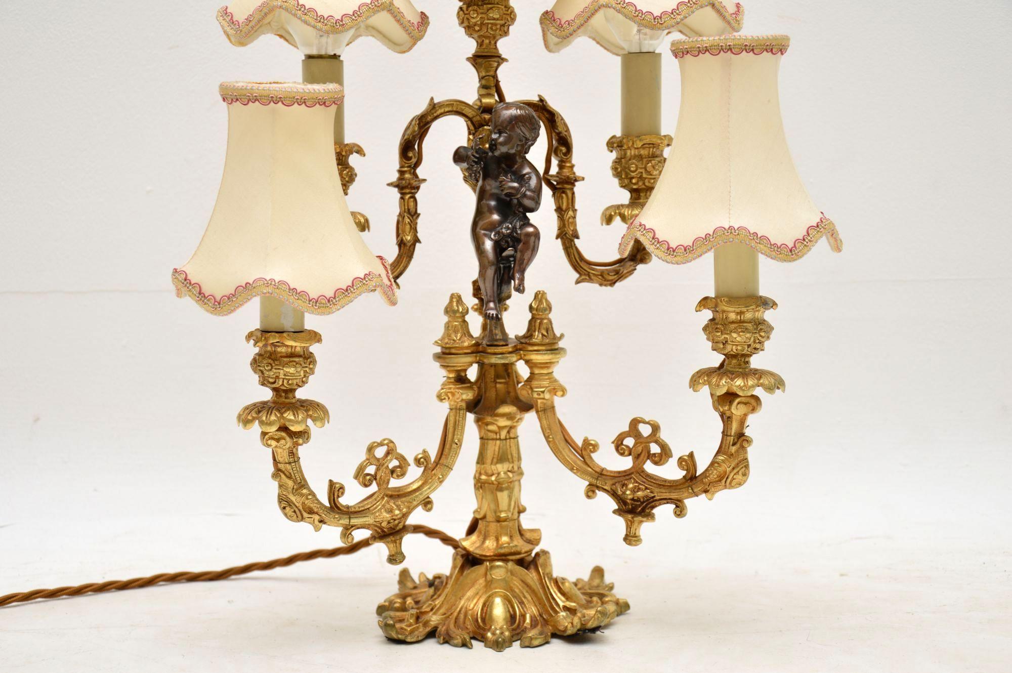 antique candelabra lamp