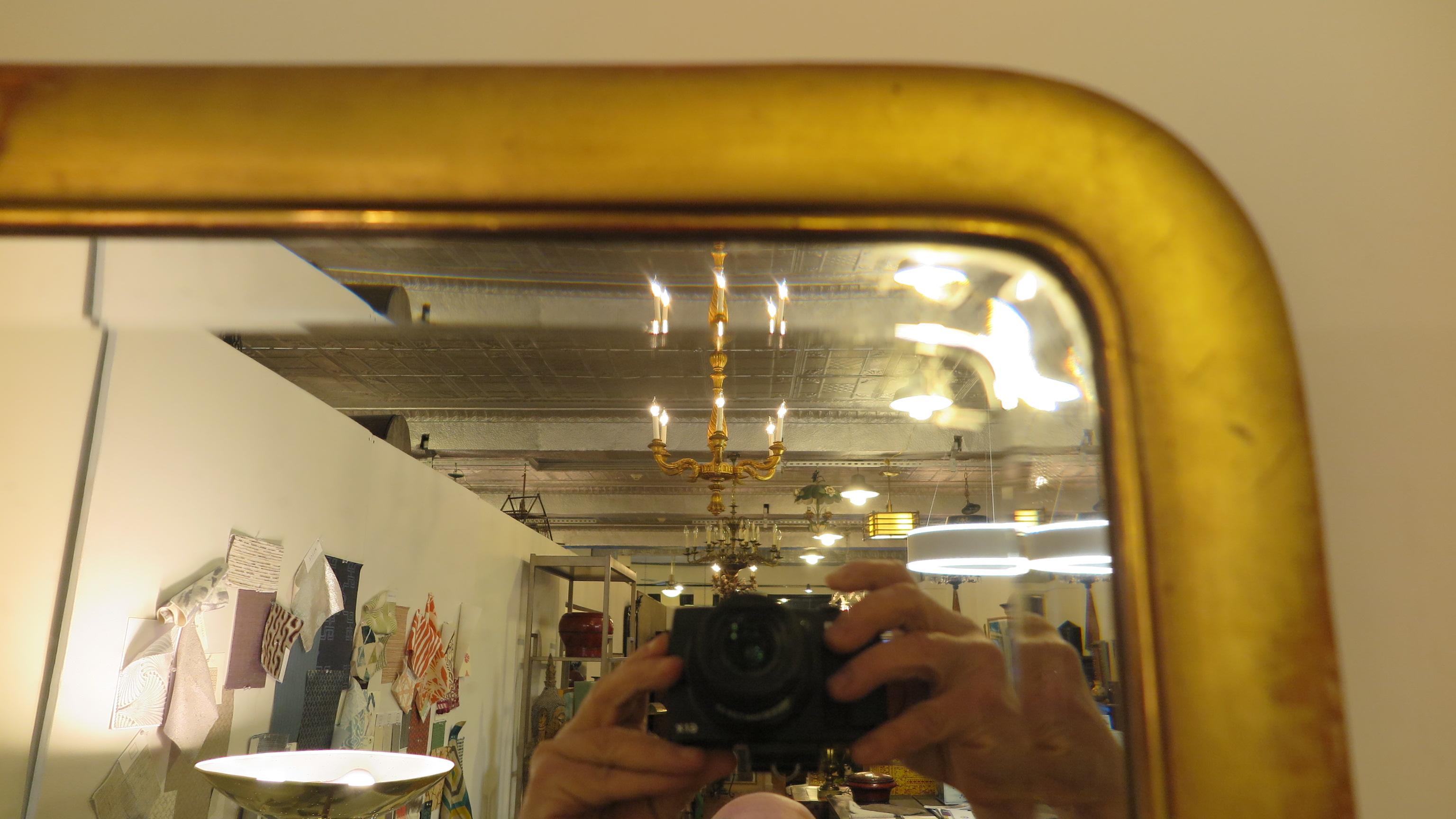 Antique French Gilt Mirror 1
