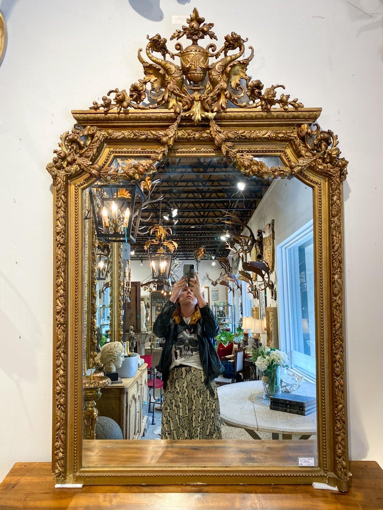 18th Century Antique French Style Mirrors & Frames For Sale Tagged