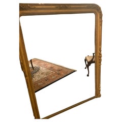 Antique French gilt wall mirror, 19 th century