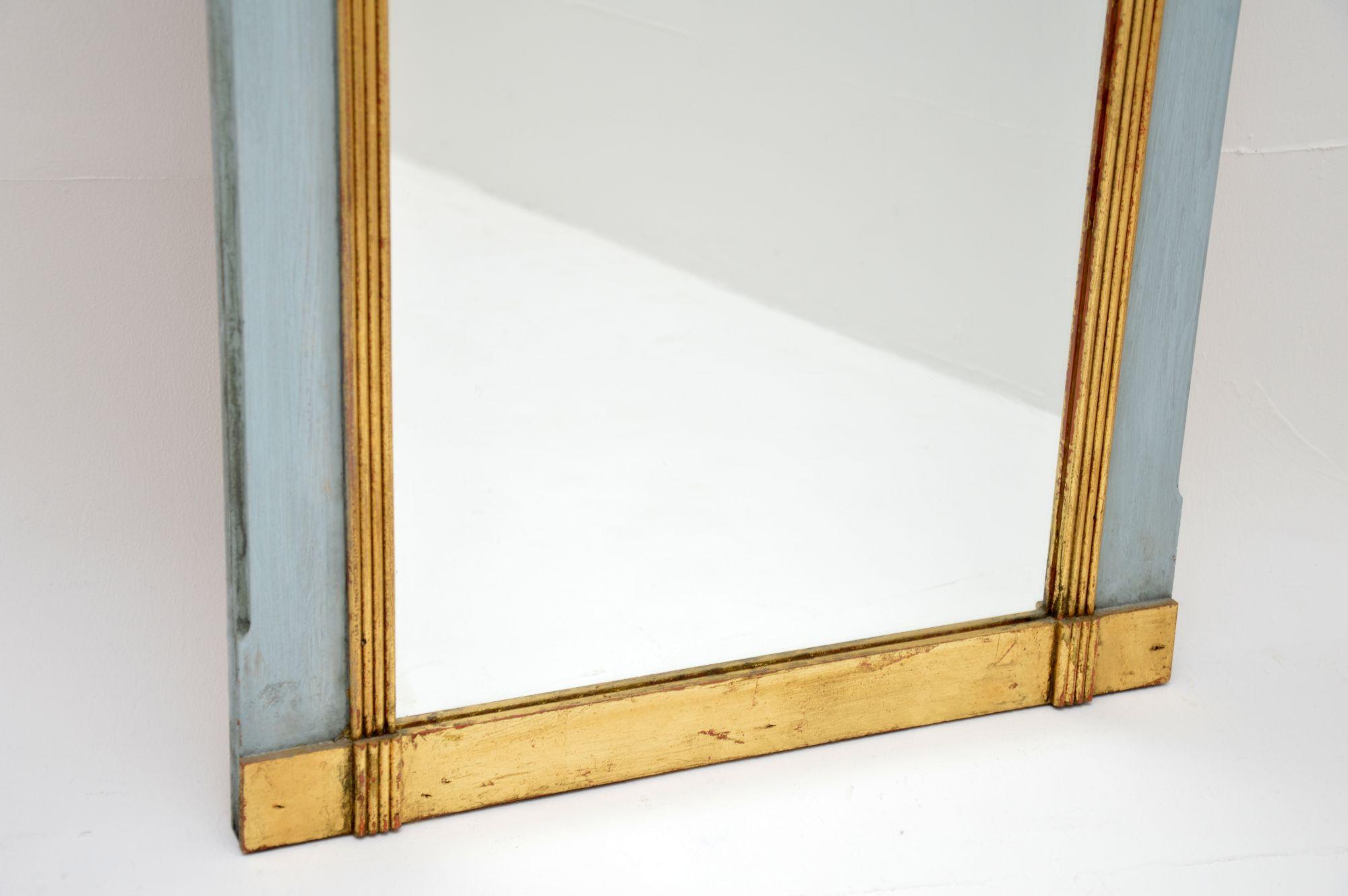 Antique French Gilt Wood Mirror by Leon Bertaux 4