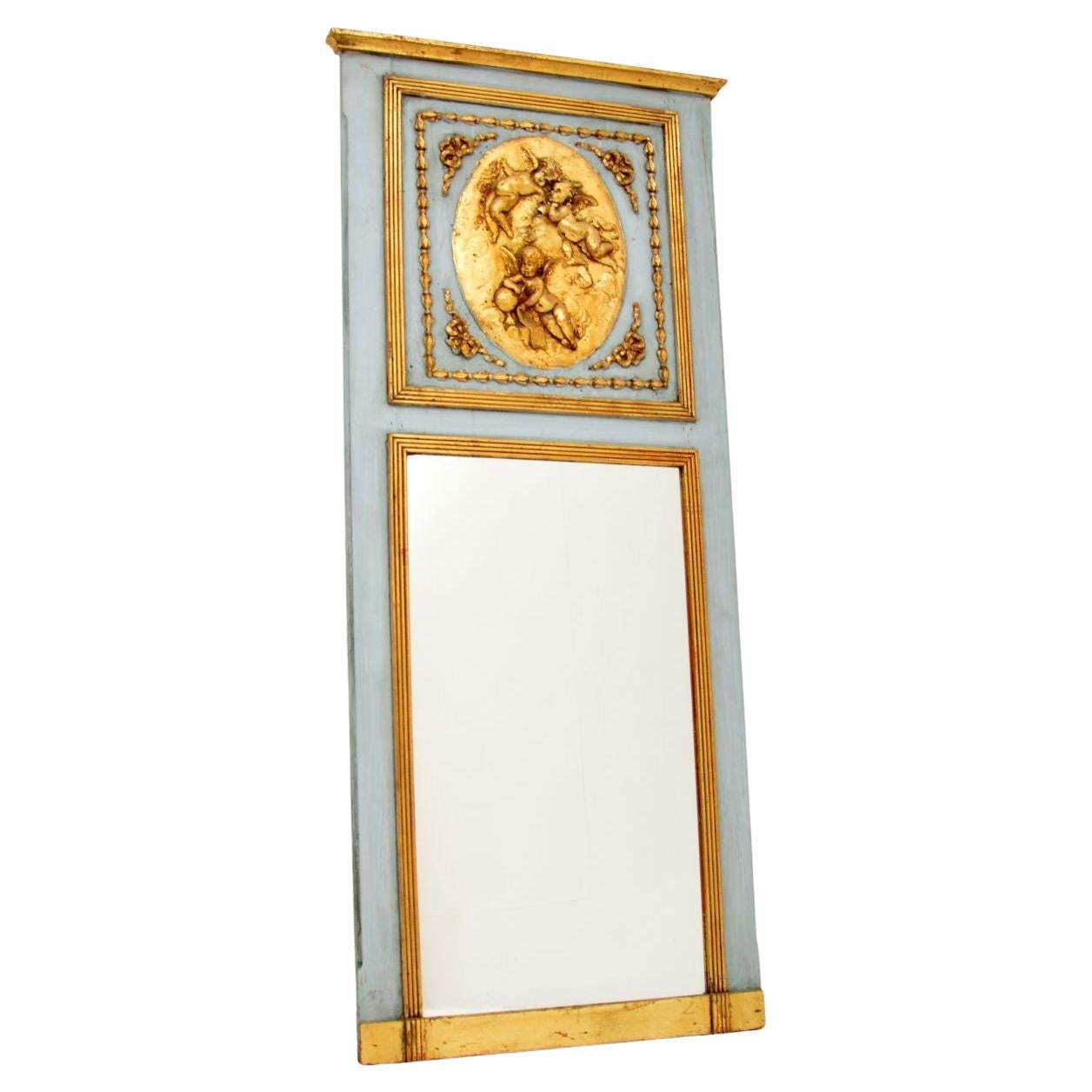 Antique French Gilt Wood Mirror by Leon Bertaux