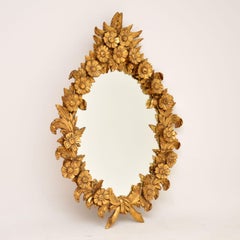 Antique French Gilt Wood Mirror