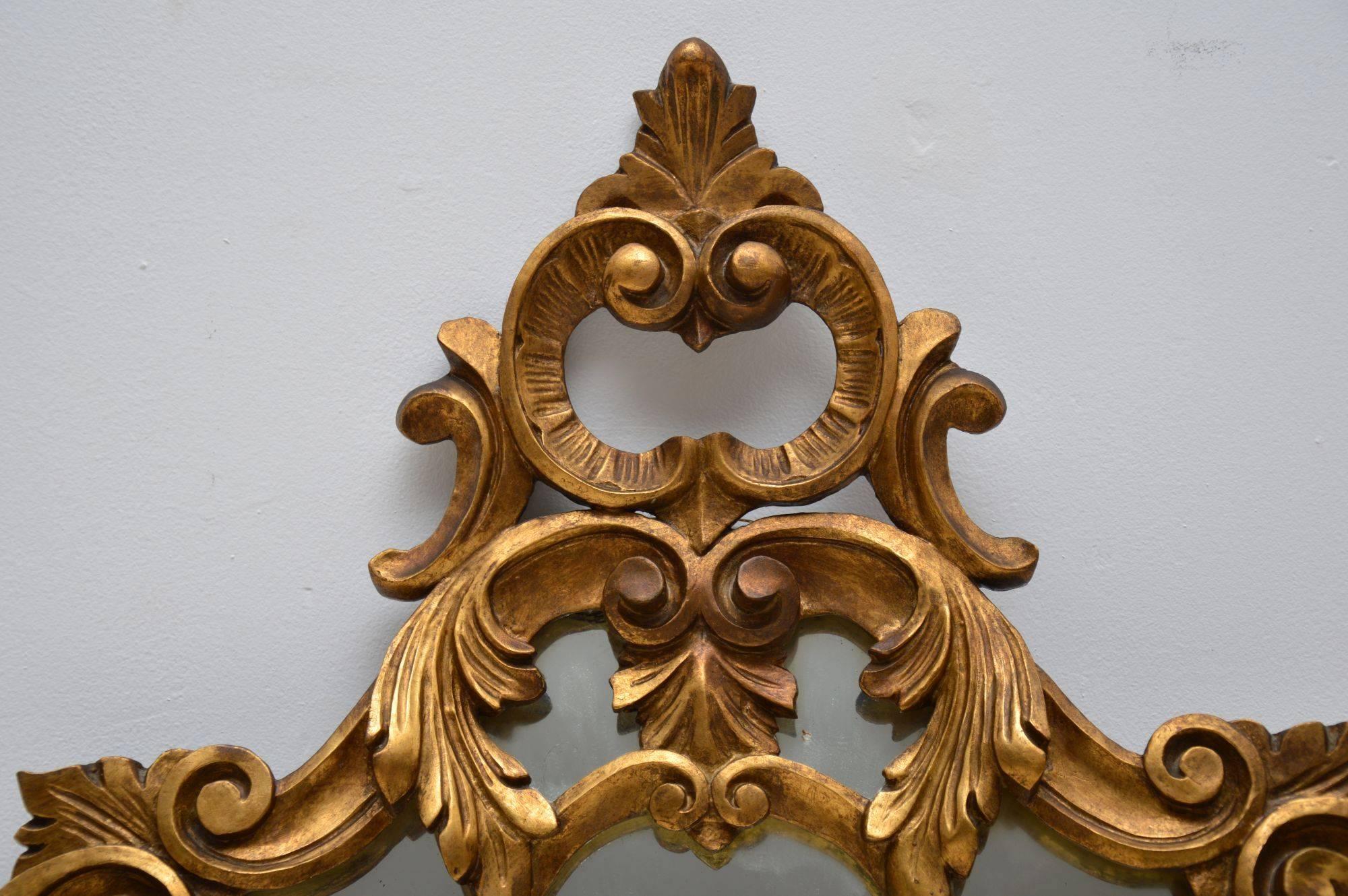 Early 20th Century Antique French Giltwood Mirror