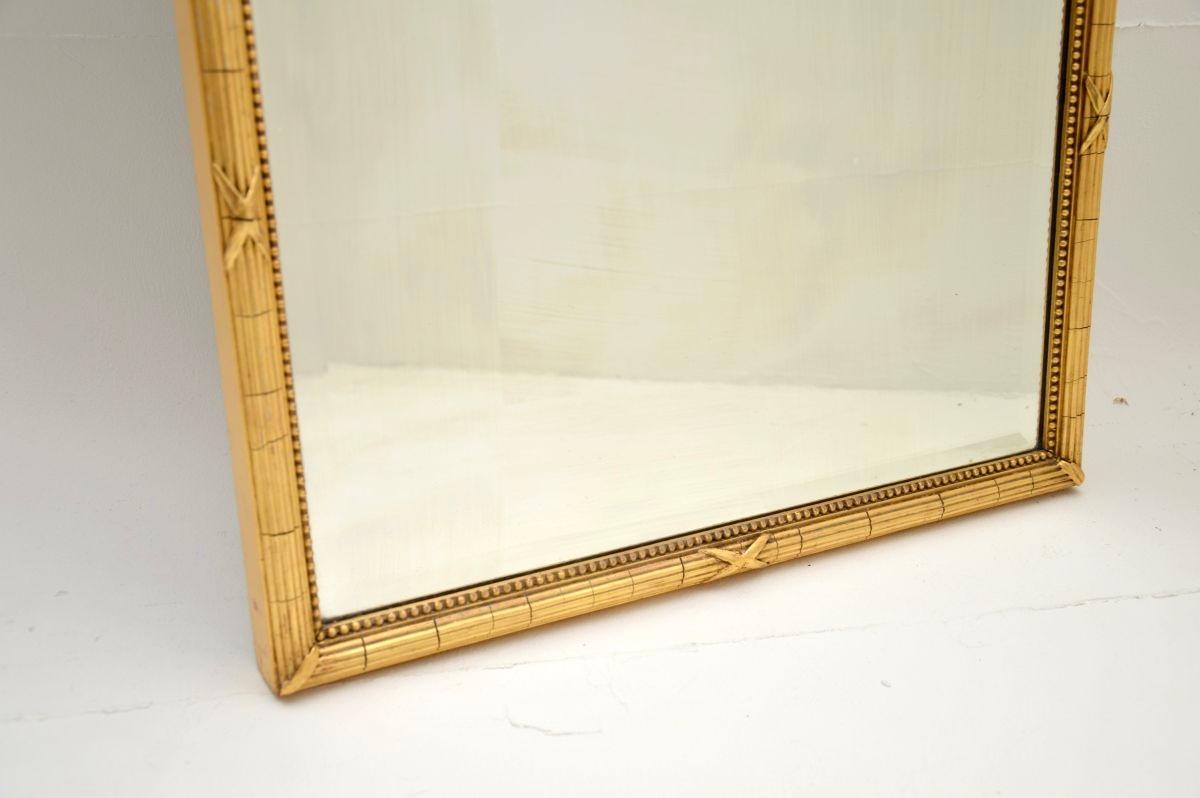 Antique French Gilt Wood Mirror For Sale 2