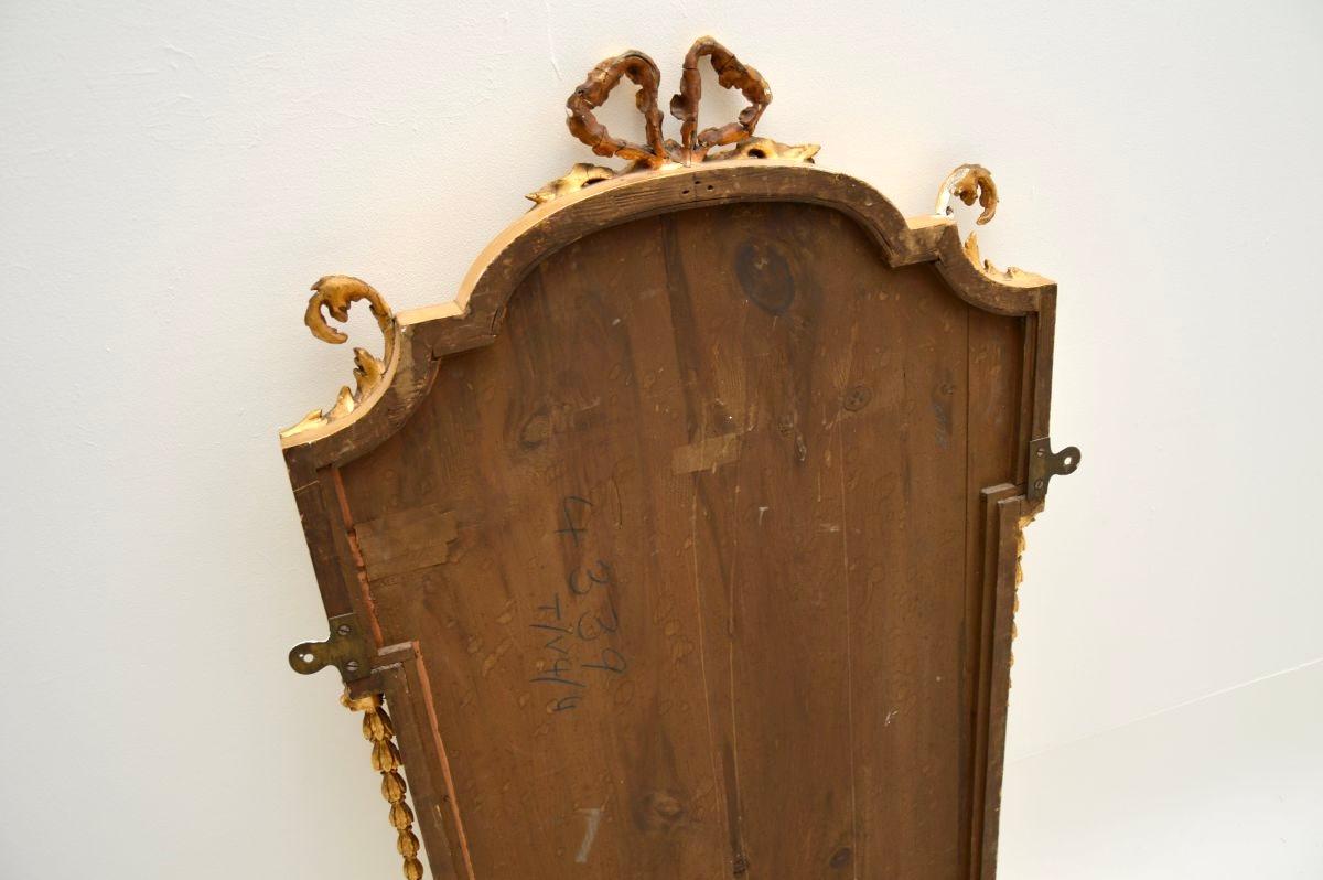 Antique French Gilt Wood Mirror For Sale 4
