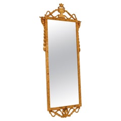 Antique French Gilt Wood Mirror