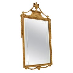 Miroir ancien français en bois doré