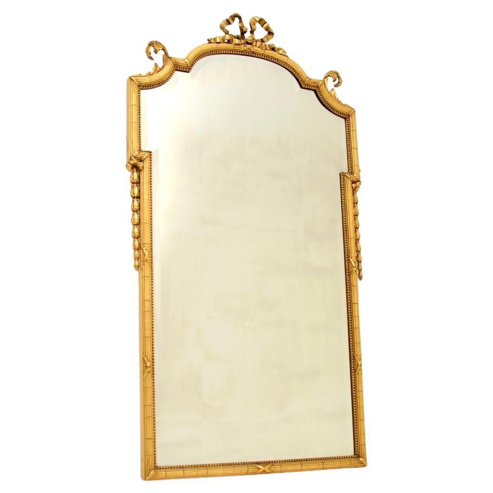 Antique French Gilt Wood Mirror