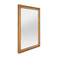 Antique French Gilt-Holz Wandspiegel aus der Louis-Philippe-Periode, ca. 1830