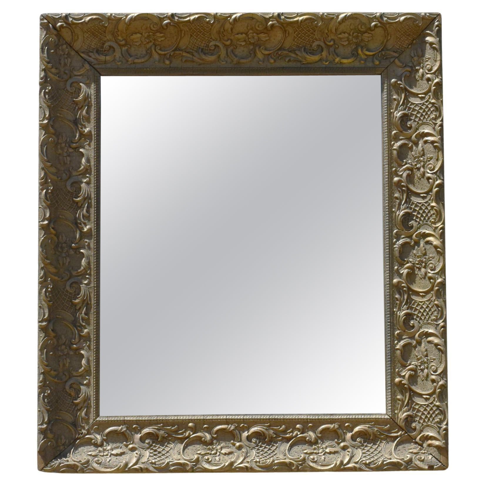 Antique French Giltwood Mirror 19th Century