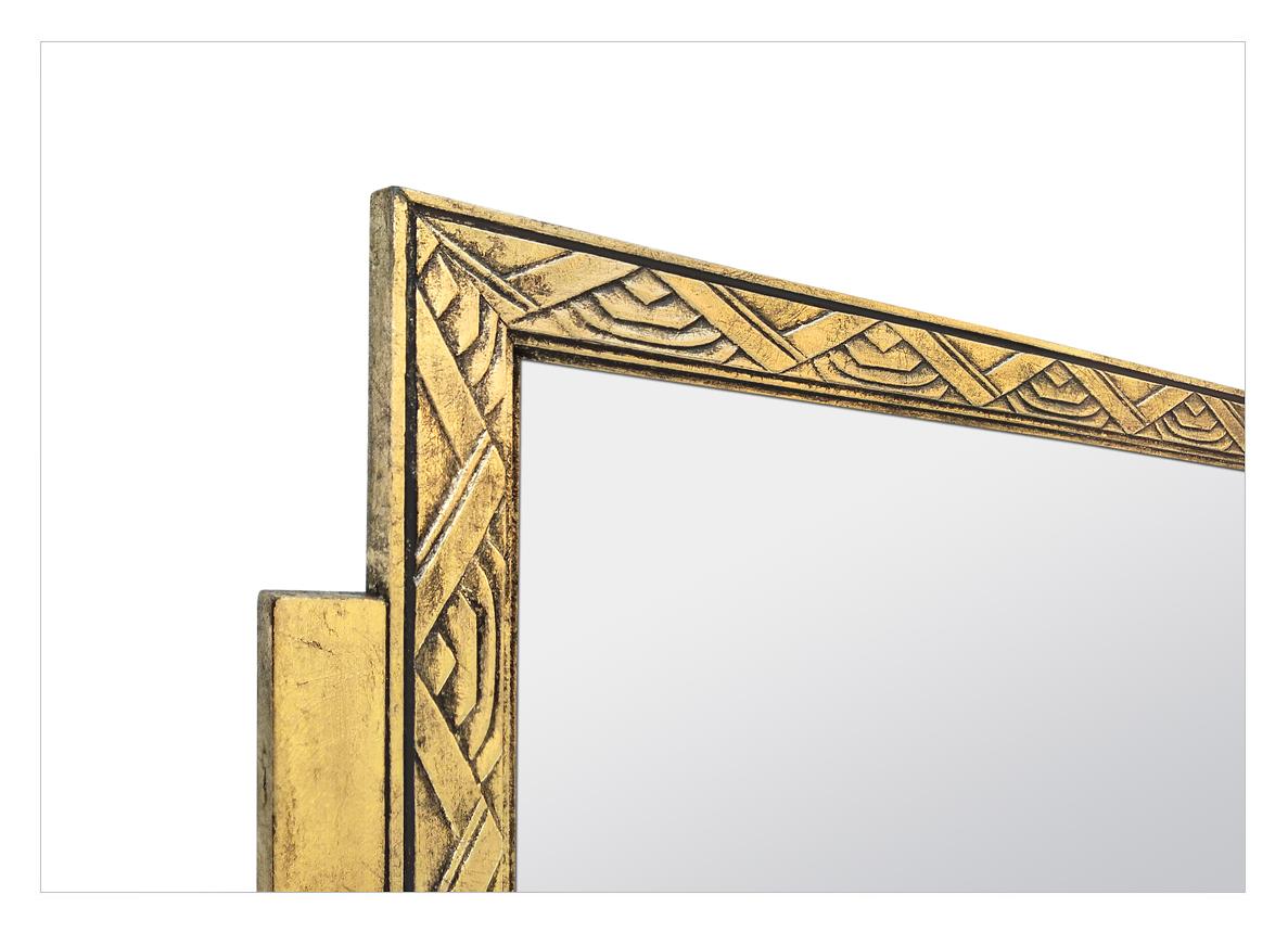 Antique French Giltwood Mirror, Art Deco Style, circa 1930 In Good Condition In Paris, FR