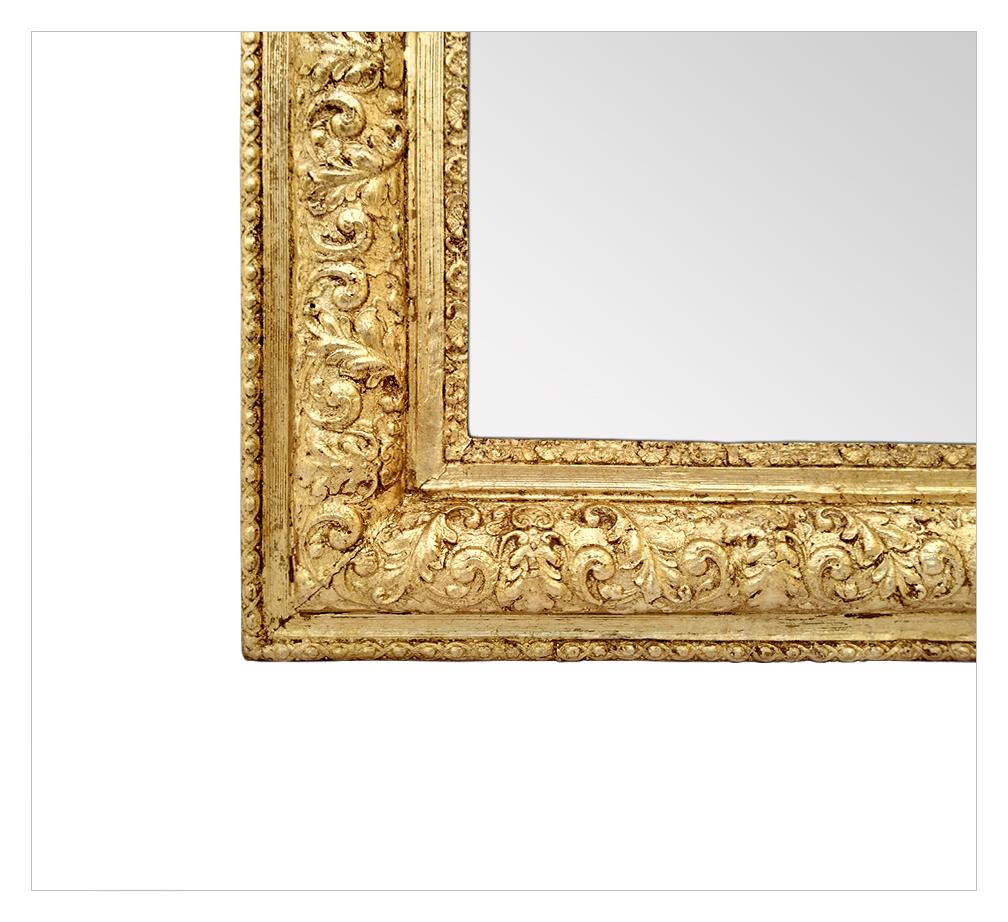 Early 20th Century Antique French Giltwood Mirror Louis-Philippe Style, circa 1900 For Sale