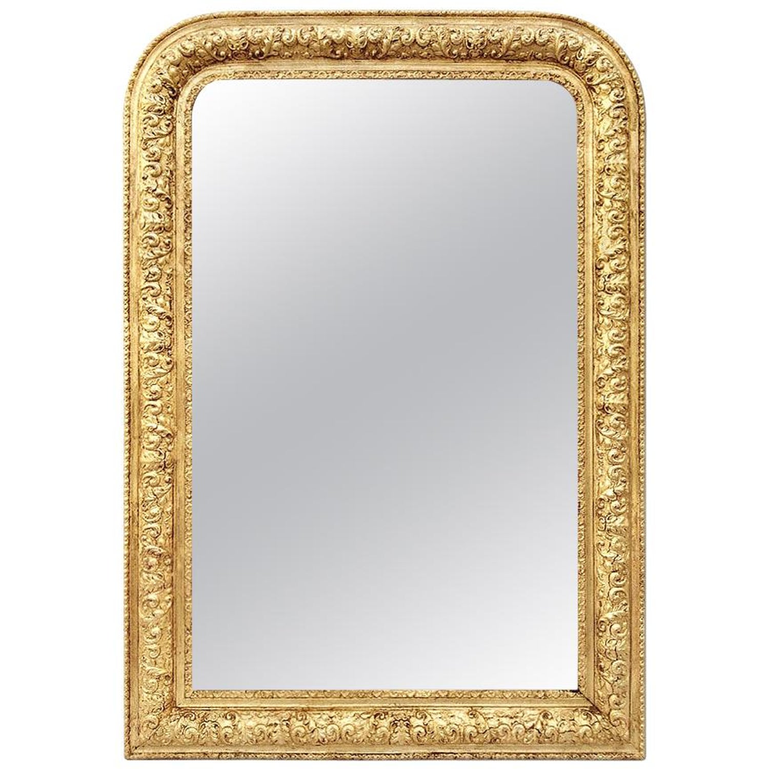 Antique French Giltwood Mirror Louis-Philippe Style, circa 1900 For Sale at  1stDibs
