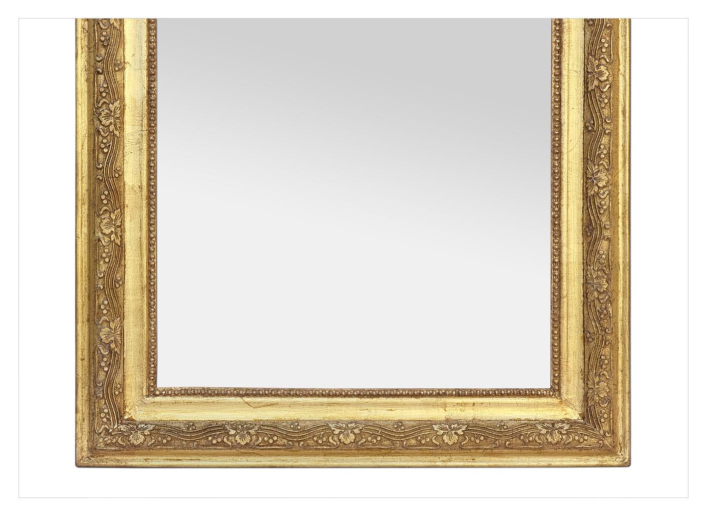Antique French Giltwood Mirror, Louis-Philippe Style, circa 1930 For Sale 1