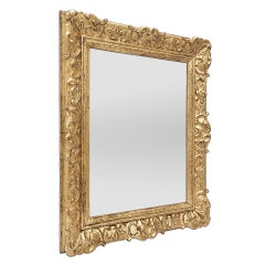 Antique French Giltwood Wall Mirror In The Louis XIV Style, circa 1940