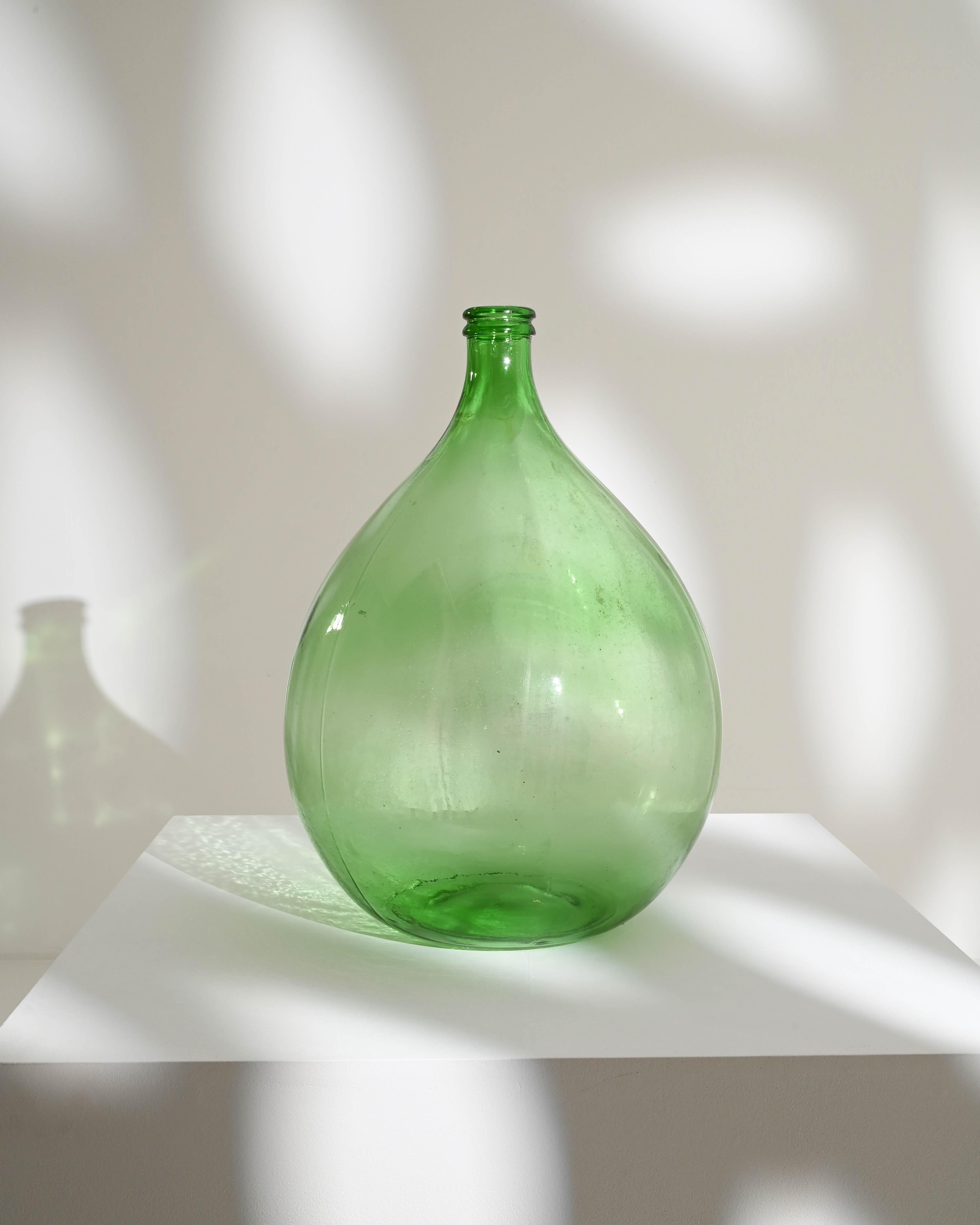 Antike französische Glas-Karboyflasche aus Glas (19. Jahrhundert) im Angebot