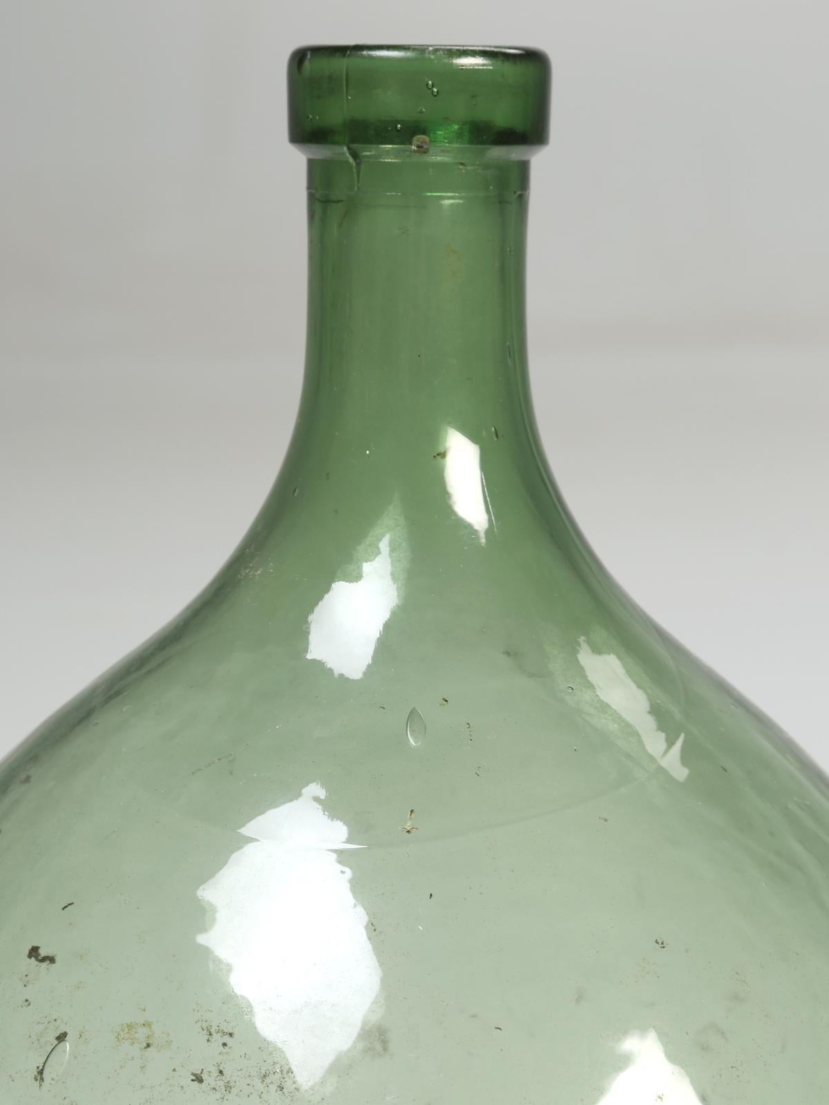 Antique French Glass Demijohn or Carboy 3