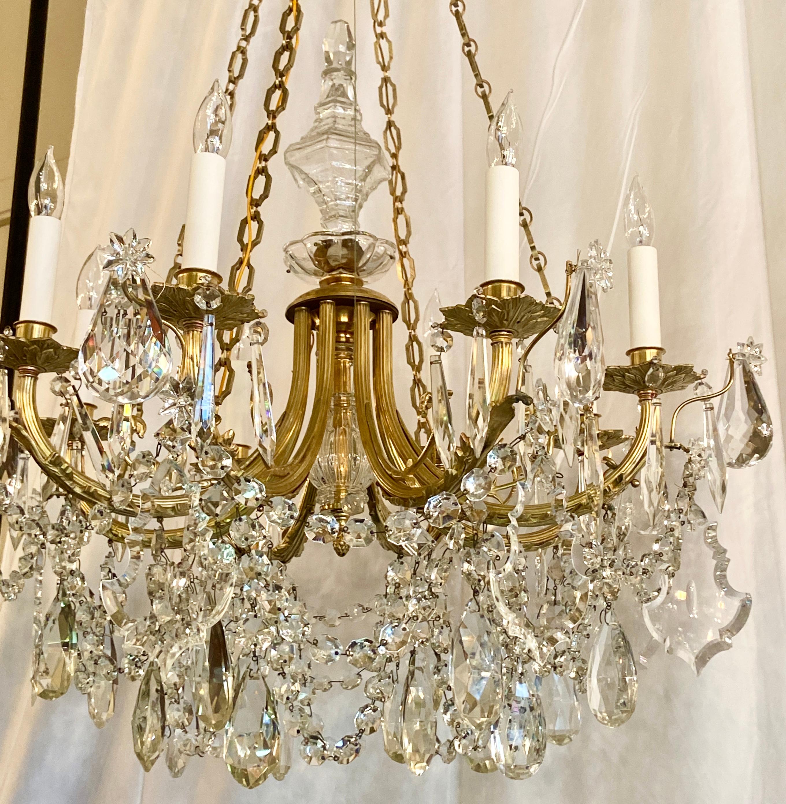 french antique gold chandelier