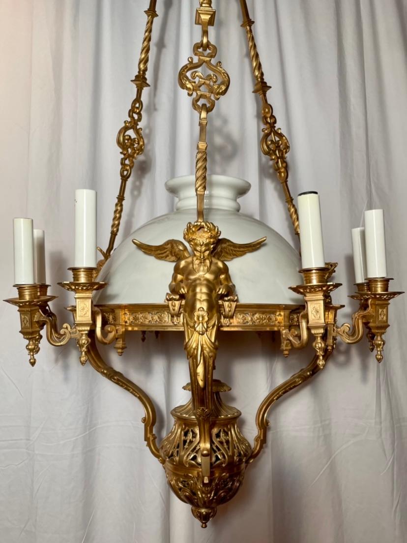 oil chandelier
