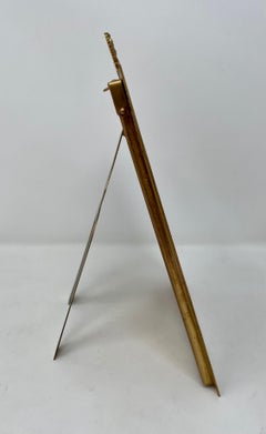 Antique French Gold Bronze Rectangular Picture Frame, Circa 1890