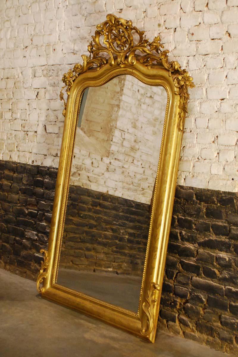 french gilded mirror