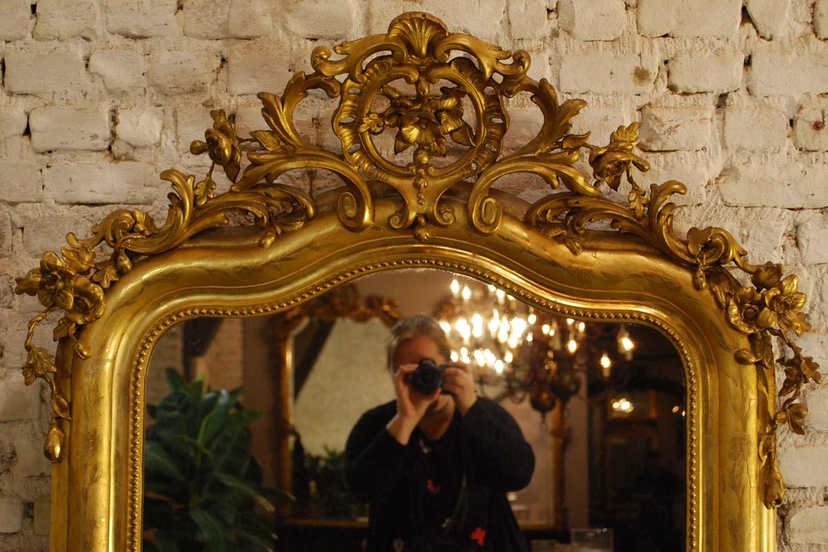 gold gilded mirror