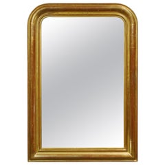 Antique French Gold Leaf Louis Philippe Mirror